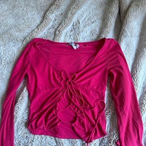 Urban outfitters long sleeve hoochie top